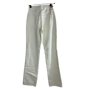 Slvrlake Distressed Ivory London Denim Jeans Size 23 NWT
