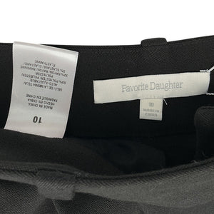Favorite Daughter Tailored Black Shortie Trousers Size 10