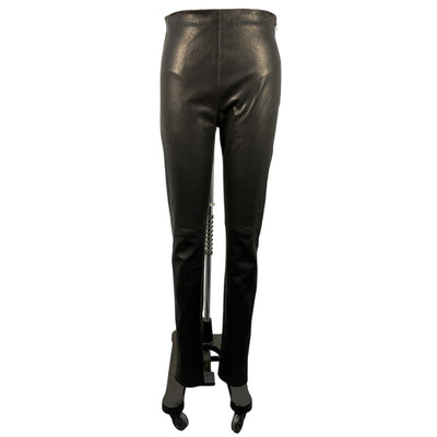 Ann Demeulemeester Sleek Black Florence Leggings Size IT 42 / US 6