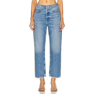 Agolde Vintage Blue 90s Crop Denim Jeans Size 26