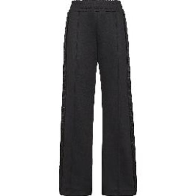 Fendi Sleek Black Logo Trim Track Pants Size 40 IT / 4 US