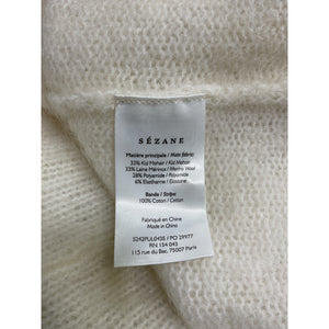 Sézane 'Astride' Cream Wool Jumper Size S