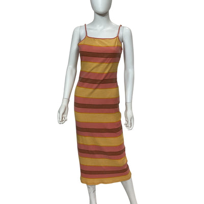 L*Space Ribbed Beachy Keen Stripe Vanessa Dress Size L