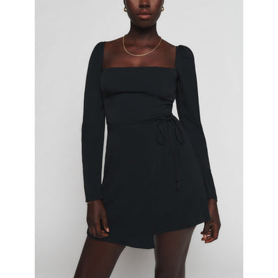 Reformation 'Rosalie' Black Dress Size 10