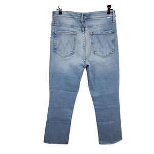 Mother Classic Light Blue Insider Crop Size 31 Denim Jeans