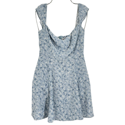 Reformation Floral Blue Tanis Dress Size 0