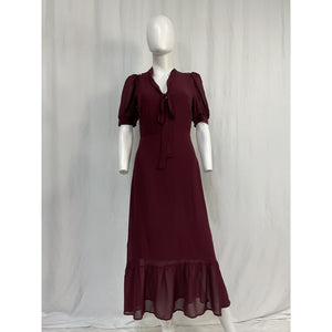 Reformation 'Reeds' Purple Viscose Dress Size 4