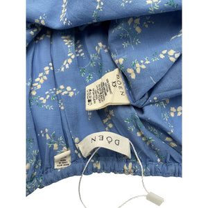 Dôen 'Sofia' Blue Cotton Midi-Dress Size XS