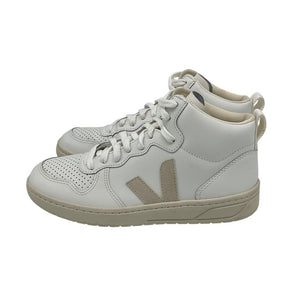 Veja Minimalist White V-15 Mid Sneakers Size 8