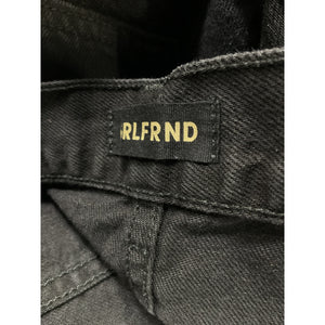 Grlfrnd Classic Black Bella Low Rise Boyfriend Denim Jeans Size 27 NWT