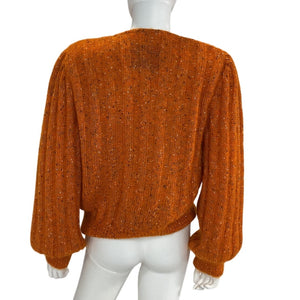 Andersson Bell Ribbed Orange Connelly Cardigan