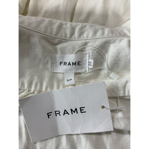 Frame Puff Sleeve Ecru Gillian Dress Size S