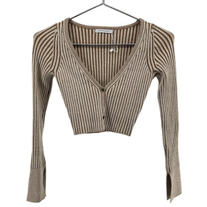 John Elliott Ribbed Mocha Piper Cardigan Size 0