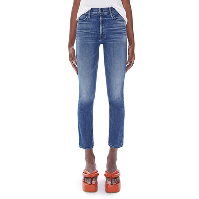 Mother Classic Blue Dazzler High Waist Ankle Straight Leg Denim Jeans Size 27
