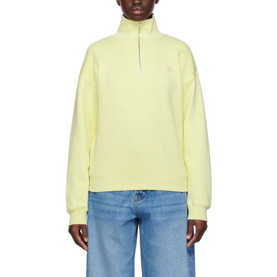 Maison Kitsuné 'Baby Fox' Yellow Turtleneck Sweatshirt Size XS
