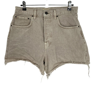 Grlfrnd High Rise Tan Jules Shorts Size 29
