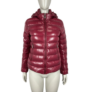 Pyrenex Hooded Red Heritage Puffer Jacket Size EU 36 / US 4