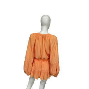 Ramy Brook Tiered Orange Kurt Mini Size XS Dress