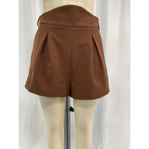 Camila Coelho 'Maricela' Brown Poly Short Size M