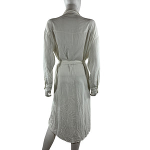 Lspace Belted White Barcelona Shirtdress Size M / L