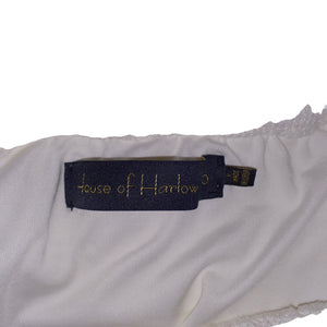 House Of Harlow 1960 Crochet Ivory Sandra Skirt Size L