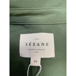 Sézane 'Raquel' Green Polyester Dress Size 40