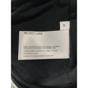 Helmut Lang Asymmetric Black One Shoulder Size XS Top
