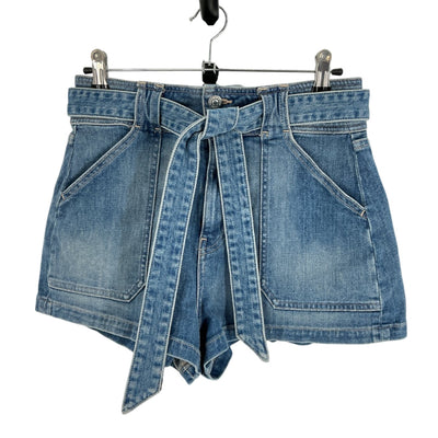 Veronica Beard High Rise Belted Blue Lovisa Shorts Size 27