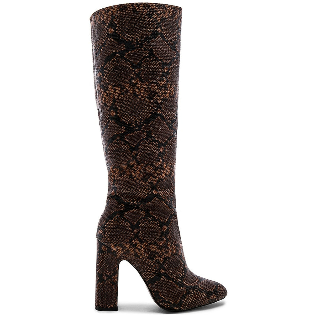 Lpa Snakeskin Brown Greta Knee High Boots Size 5.5