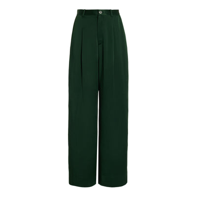 Lapointe Satin Green Wide Leg Pants Size 0 US