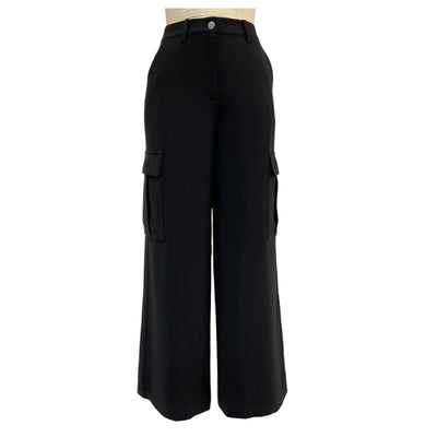 Theory Sleek Black Cargo Pants Size 4