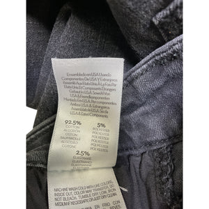 Mother High Rise Black Pixie Ankle Fray Denim Jeans Size 23