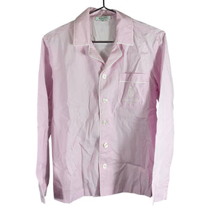 Sporty & Rich Classic Pink Vendome Pajama Shirt Size X-Small