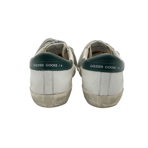 Golden Goose Distressed White Nude Superstar Sneakers Size IT 39/US 6