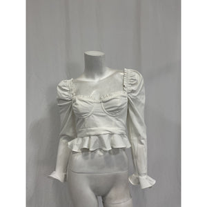 Majorelle 'Corie' White Rayon Top Size XS