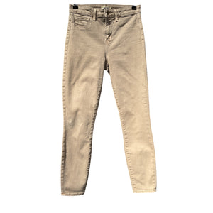 L'agence Sleek Beige Margot Denim Jeans Size 25