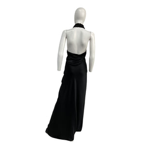 Veronica Beard 'Alberta' Black Silk Evening Gown Size 10