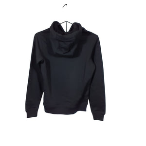 Burberry Logo Patch Black Vivienne Hooded Size Small Sweatshirt NWT