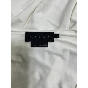 Hatch 'The Perfect' White Viscose Vee Size 0