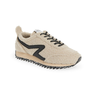 Rag & Bone Plush Beige Retro Runner Sneakers Size 40