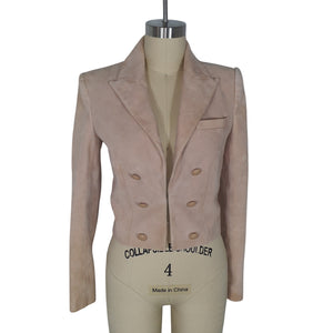 L'Agence Cropped Nude Inez Size 00 Blazer