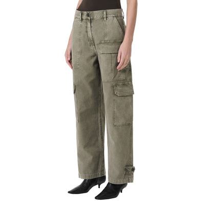 Agolde Cargo Green Brynn Pants Size 24