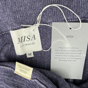 Misa Los Angeles Ribbed Purple Gloria Skirt Size M