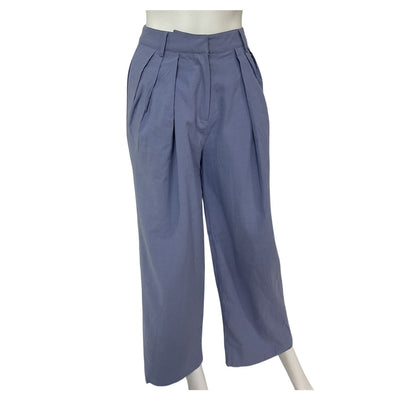 Sovere Pleated Blue Ice Revel Pants Size XS NWT
