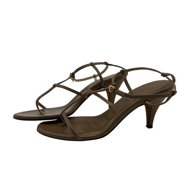 Khaite Strappy Soft Coffee Jones Sandals Size 36 EU / US 6