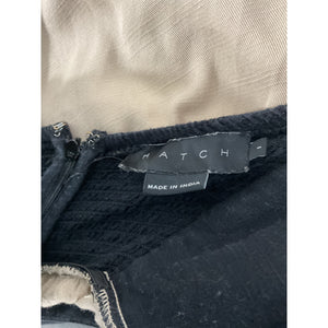 Hatch Elegant Sand Black Mona Dress Size 1