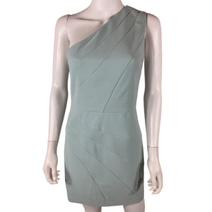 Michael Costello Asymmetric Blue Ava Dress Size M NWT