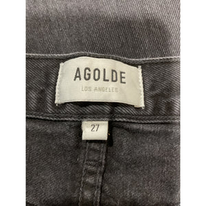 Agolde Distressed Black Lana Denim Jeans Size 27