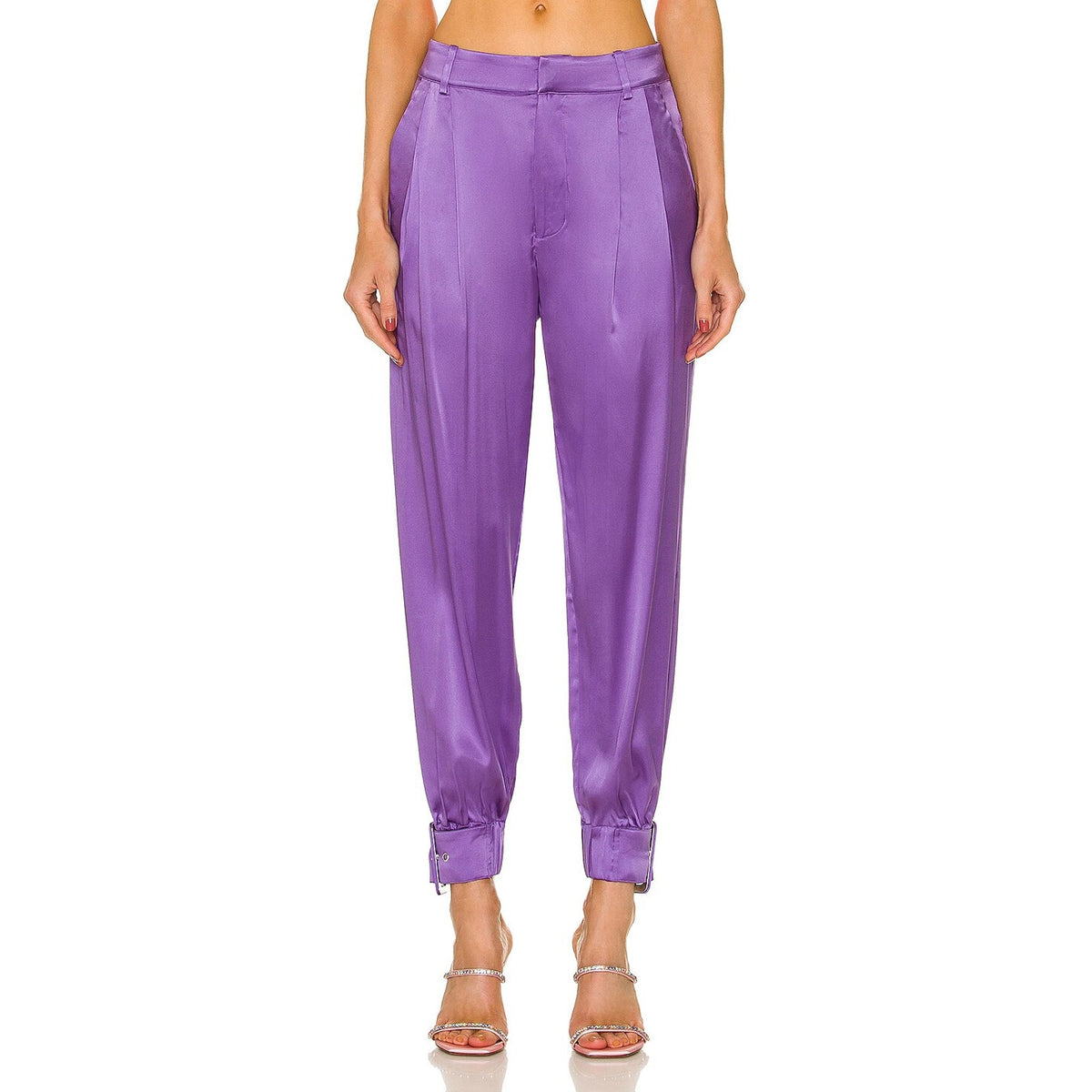 Retrofête Silky Violet Rocky Pants Size S