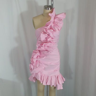 Aknvas Aknvas 'Sonia' Pink Poplin Dress Size 4